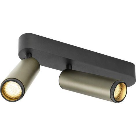 Plafonnier GRIP M intérieur double PHASE 3000 K 28 W 42° bronze / noir - SLV - 1009081