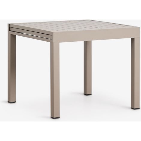 Mesa de jardín 90-180x90 cm extensible en aluminio Starmi SKLUM (1/5)