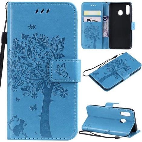Pour Samsung Galaxy A40 Coque, avec Support Étui à Rabat Nouveau Portefeuille Housse Samsung Galaxy A40 5.9\" 2019 (1/4)