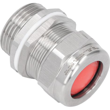 Presse-étoupe étanche IP66 double joint, protecteur de câble en acier inoxydable 304, fixation G1 M32 NPT 1 pouce (1/5)
