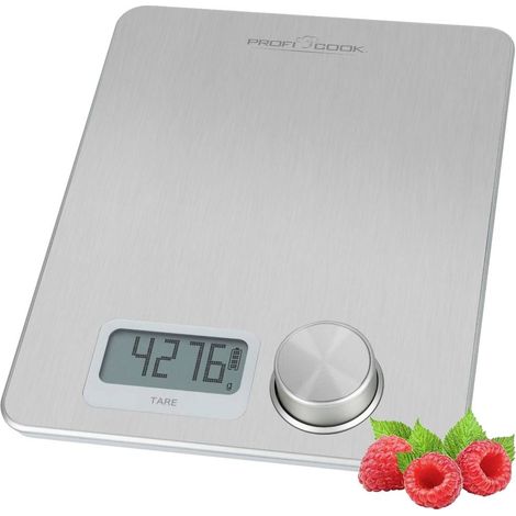 Profi Cook PC-KW 1263 Bilancia da cucina digitale Portata max.=5000 g acciaio inox 233 x 188 x 30 (1/4)