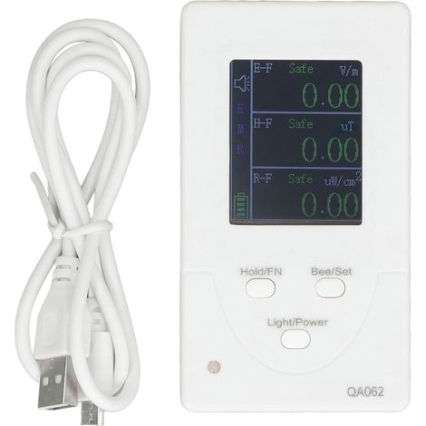 Détecteur de champs électromagnétiques portable, rechargeable par USB, appareil de mesure EMF (1/5)
