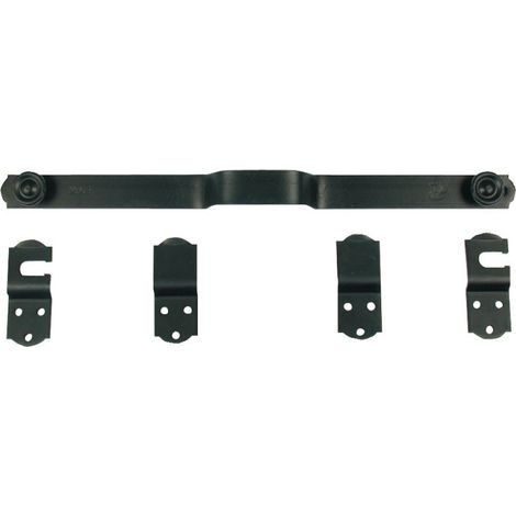Torbel – Barre de sécurité pour volet 120cm en fer plat – Résistante aux tentatives de forçage – Installation facile – 9235126