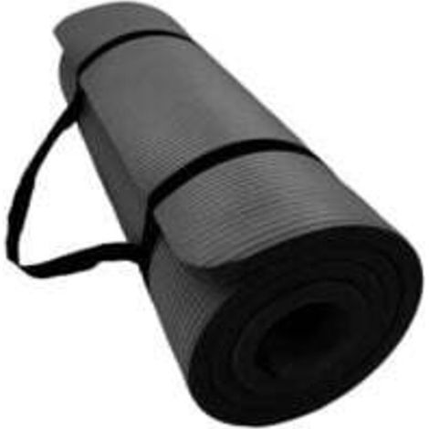 Tapis de gymnastique et de yoga Pilates antidérapant pour femme, épaisseur 1 cm, avec sangles, TPE, 183 x 60 x 1 cm