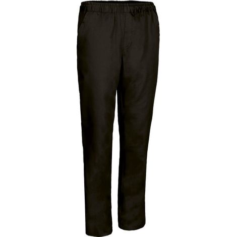 Pantalón de cocina con bolsillos y costuras reforzadas VALENTO SPICE S Negro