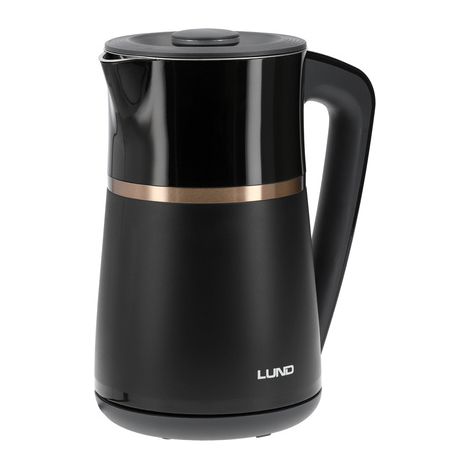 Hervidor eléctrico de 1,7 l con regulación de temperatura, color negro - W-68217 (1/2)