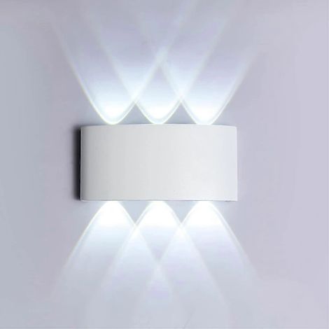 Applique murale LED 6W, lumière blanche froide 6000K, étanche IP65, éclairage décoratif pour chambre, hall, salon, escalier, hôtel, bar