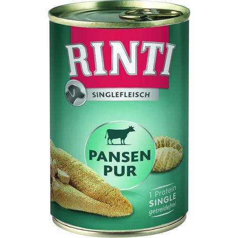 Rinti Singlefleisch Hundenassfutter Adult getreidefrei 400 g Pansen