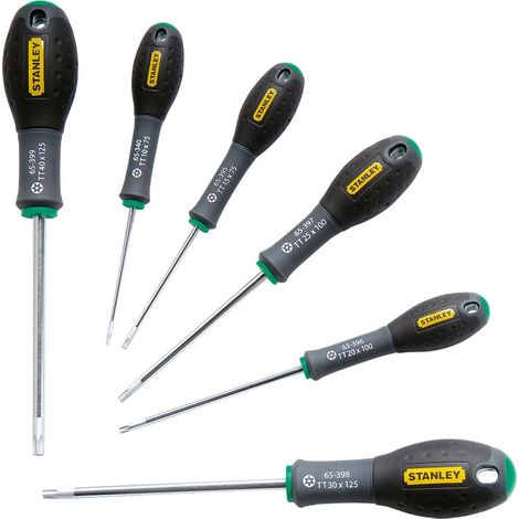 Juego de 6 destornilladores STANLEY FatMax Tamper - 0-65-099