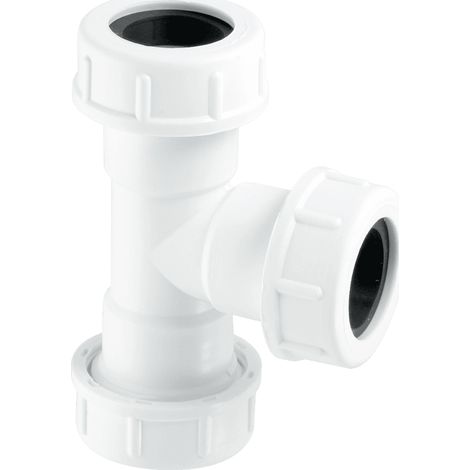 McAlpine R3M 0.75" x 3m length HDPE White Overflow Pipe (1/4)