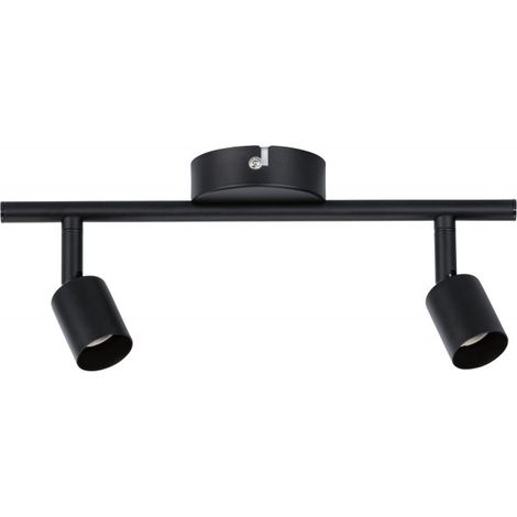 Spotlights Carolina 2 flamme max. 2x10W GU10 noir mat sans lampes 667.56 (1/5)