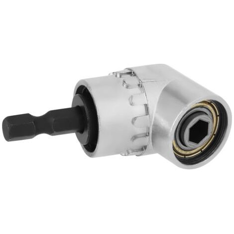 Adaptateur de porte-douille hexagonal à angle de 1/4 po et 105 degrés pour foret, tournevis réglable (1/5)