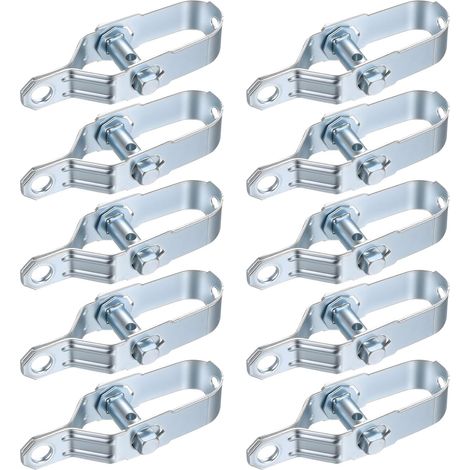 10 Pcs Tendeur Grillage, Tendeurs de Fil de Clôture, Tendeur Fil a Linge Exterieur, Tendeurs de Câble Réglables de 105 mm pour Corde de Jardin de Serre, Clôture Fixe (1/5)