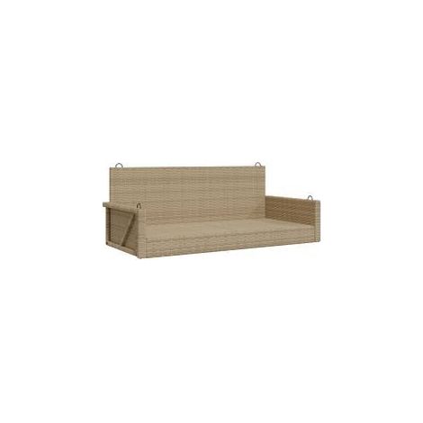 Balancelle beige 119x56x48 résine tressée (1/5)