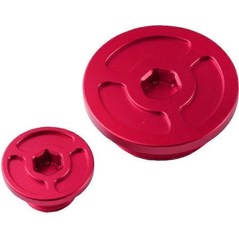 Lot de 2 vis de calage moteur en aluminium compatibles avec Honda CRF250L RM et CRF450R X (1/5)