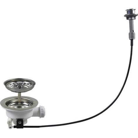 système de drainage pour évier XK256C019, type bol de cuisine, filtre avec contrôleur de câble, Kit de déchets d'évier (1/5)