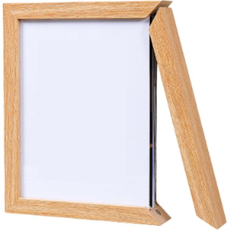 Porte-Photo à Changement Rapide de Stockage Organisateur En Bois Pour Avec  Cadre Collection Photos Avec Ouverture Pour Maison, Bureau, École, Résidence Universitaire, Appartement, Hôtel, (1/5)