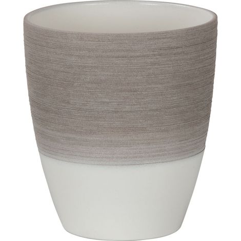 Scheurich Orchideentopf Serie 650 Ø 13 x 15 cm espresso cream Blumentöpfe & Übertöpfe