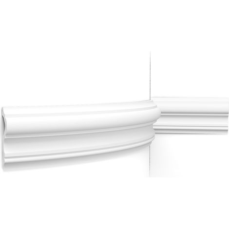 P8050F Flexible Cimaise murale Orac Decor - 12x3x200cm (h x p x L) - moulure décorative polyuréthane (1/10)