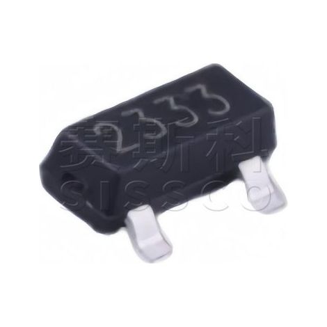 SI2333 Original BORN P-Kanal elektronisches Bauteil -12 V -5,1 A SOT-23 (5 Stück)