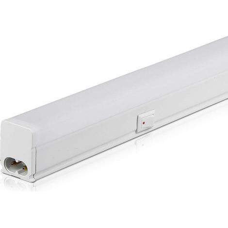 V-TAC PRO VT-065 Plafoniera LED Chip Samsung Lineare 7W 60cm Raccordabile con Interruttore 4000K SKU 693 (1/5)