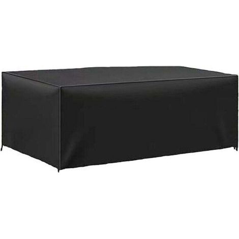 Gartentischabdeckung 180 x 110 x 70 cm, wetterfeste und reißfeste 420D Oxford-Plane, Schutzhülle für Gartenmöbel