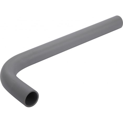 Tubo a gomito per scarico lavabo in PVC da incollare, femmina/femmina, D.40 GIRPI