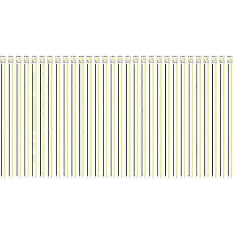 30 Pièces 8mm Pré Câblées LED SMD, Modélisme LED, 12-18V LED Bandes, Jaune 2835 (1/5)