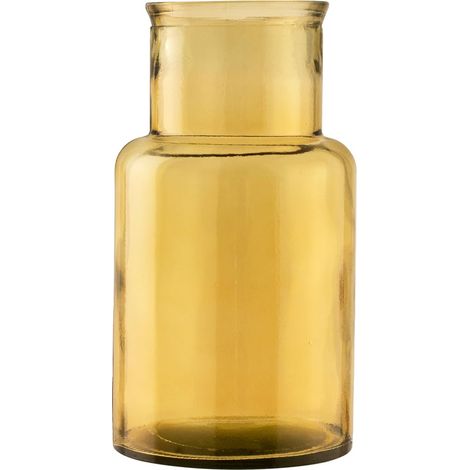 Vase en Verre recyclé Ambre h 28 cm