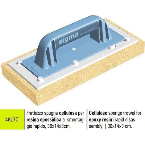 Frattazzo in spugna cellulosa smontaggio rapido 30 x 14 x 3 cm 48L7C SIGMA