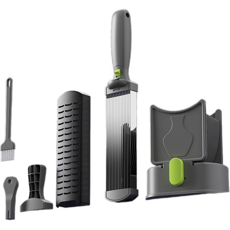 Tagliacarne in acciaio inox con spessore regolabile per diverse esigenze di cottura, affettatrice con manico ergonomico, accessori da cucina, affettatrice da cucina per la casa (1/5)