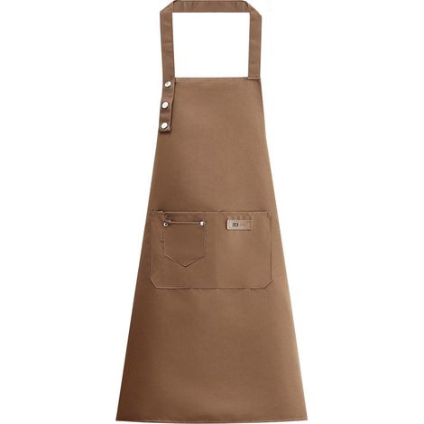 Tablier sans Manches Imperméable avec Sangle de Cou Réglable - Tablier de Cuisine Résistant à l'Huile (1/4)