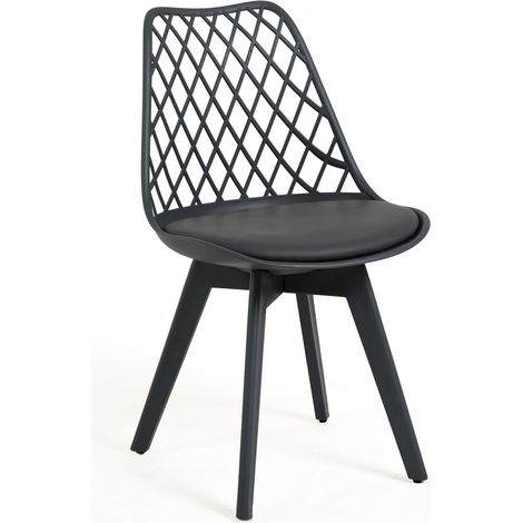 Packs Sillas Comedor - Pack 2 Sillas Mima Suprym - Negro (1/5)