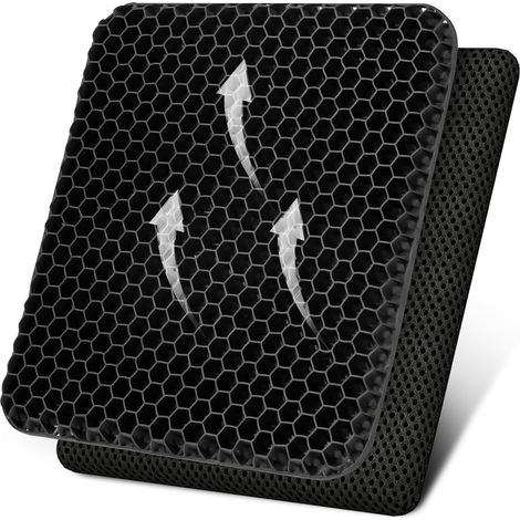 Gel cushion for office chair, bedsore, non-slip and breathable (1/5)