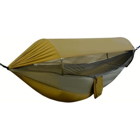 Green Mobility-Hamac Double léger, hamac Portable avec moustiquaire, fournitures de Camping, balançoire, lit de Camping, hamac d'extérieur (1/5)