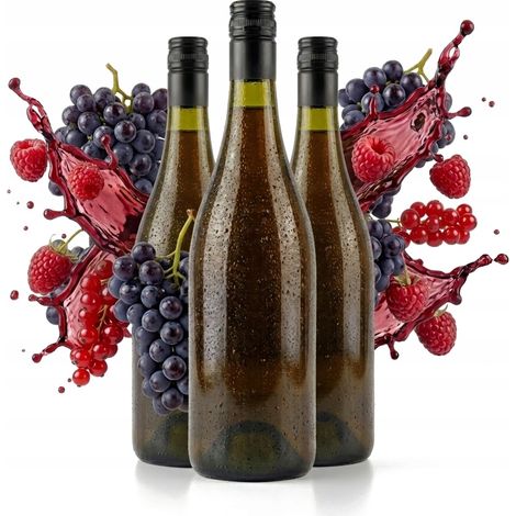 Lot de 30 bouteilles en verre de 1 litre pour vin rouge, liqueur rosée (1/5)