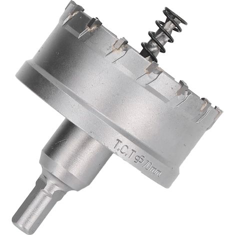 Foret scie cloche carbure de tungstène 70mm pour métaux épais TCT trépan industriel (1/5)