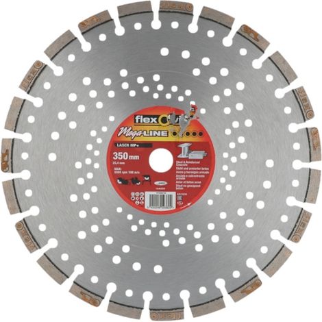 Disque diamant MEGA-LINE LASER MP+ - Ø 350 mm - Ø alésage 25.4 mm - FLEXOVIT