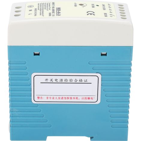 Alimentation à découpage industrielle BERM, sortie unique, montage sur rail DIN MDR-40-24, 24 V, 40 W, 100-240 V CA