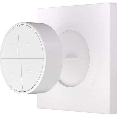 Pulsante intelligente 4 in 1 per scene, pulsante intelligente wireless e telecomando per l'illuminazione, controller multi-scena, nessun cablaggio richiesto, facile (1/5)