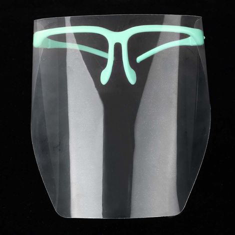 Masque de Protection Dentaire Professionnel, Visière Faciale Détachable, Écran Facial Vert pour Soins Dentaires (1/5)