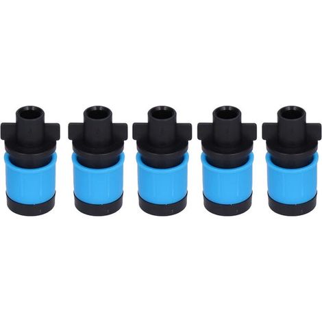 Lot de 5 buses d'atomisation réglables, tête d'arrosage automatique, micro-buse d'irrigation pour fournitures de jardin