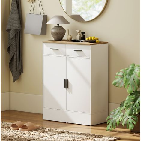 Madia con 2 cassetti e ripiano regolabile 68,6 cm OKMYHOME (1/5)