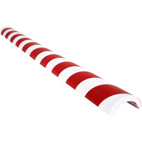 Amortisseur de chocs 1m - Demi-cercle pour tube Ø50mm - Rouge/Blanc - 8002152 (1/3)