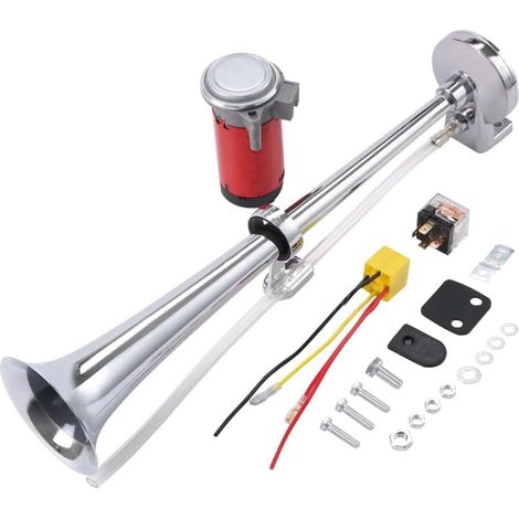 Klaxon Camion 12v, Trompette 12v, Klaxon Bateau, pour Voiture Camion Voiture Tricycle Bateau Train Etc (1/5)