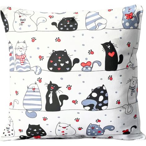 FEDERA PER CUSCINO 40x40 CM IN COTONE JASKIEK DECORATIVA PER BAMBINI CON CERNIERA