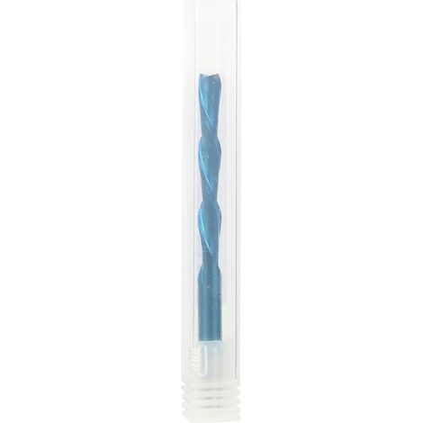 2-schneidiger Fräser, blau beschichtet, Linkshänder, Wolframstahl, 6 x 6 x 42 x 85