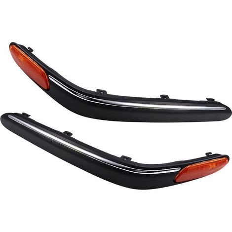 Paire de Bandes de Garniture de Pare-Chocs Avant 2038852121 2038852122 pour Classe C W203 2000-2004 (Version Américaine) (1/2)