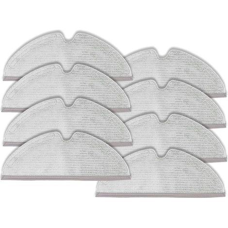 Lot de 8 chiffons de nettoyage pour aspirateur Xiaomi Roborock S5 Max, S6 Pure et S6 MaxV (1/5)