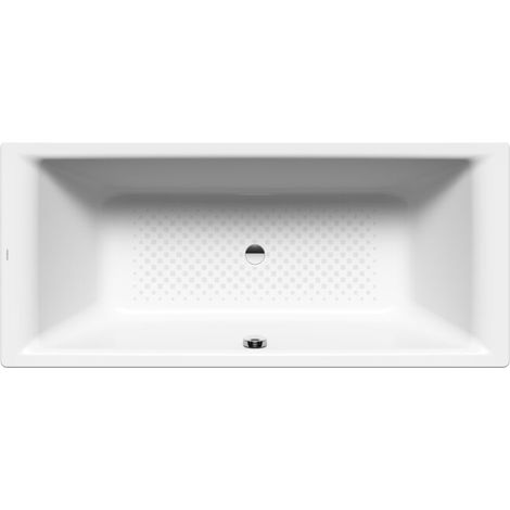 Kaldewei Ambiente - Rechteckige Badewanne Puro Duo 664, 180x80 cm, mit Grifflöchern, durchgehend rutschhemmend, weiß 266410210001 (1/2)